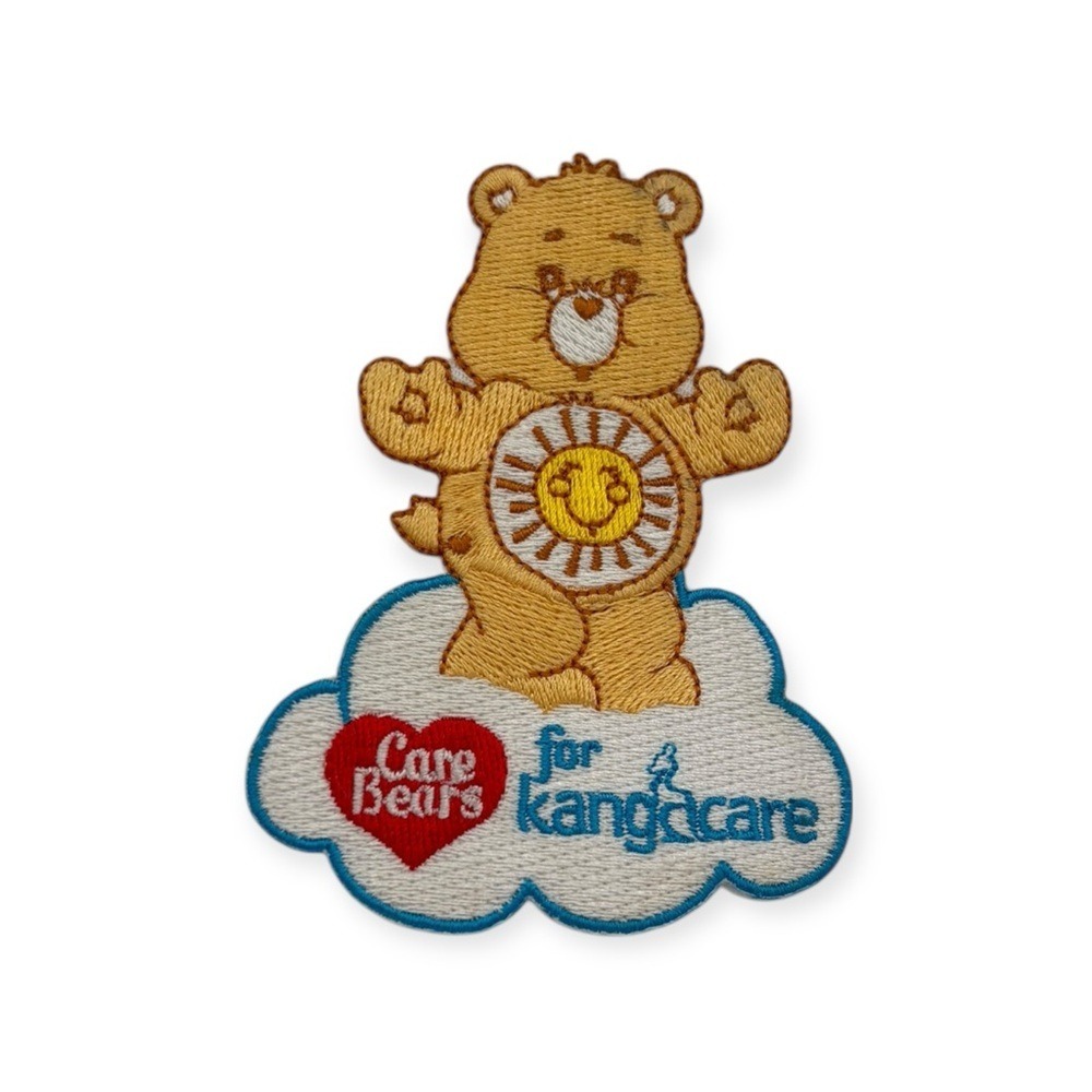 Care Bears for Kanga Care Funshine Bear Embroidered Iron On Patch Yellow Cloud
